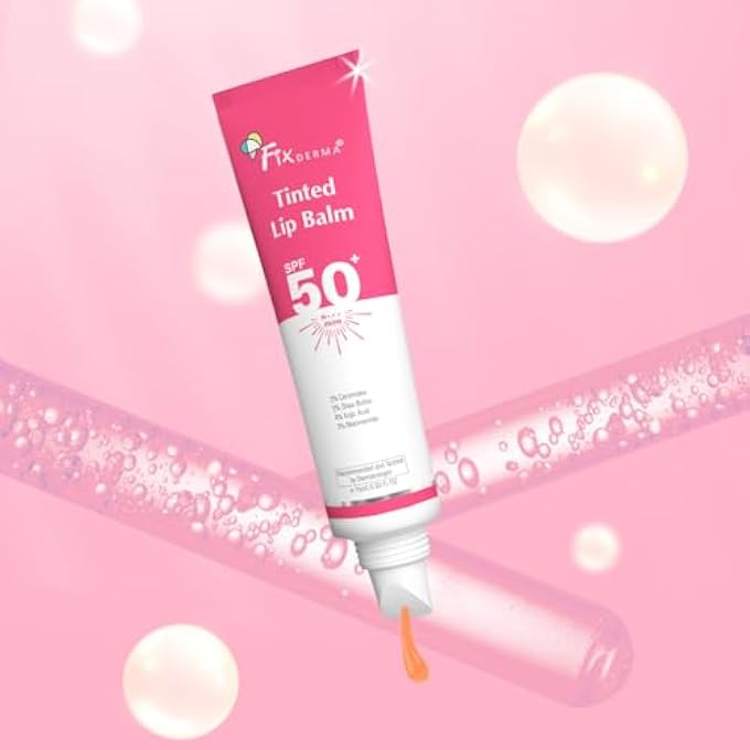 FIXDERMA بلسم شفاه مع فيتامين C وفيتامين E | بلسم شفاه للشفاه الداكنة والجافة والملساء للنساء والرجال - 15 مل - Image 2